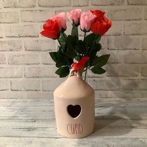 Rae Dunn Ceramic Cupid Birdhouse